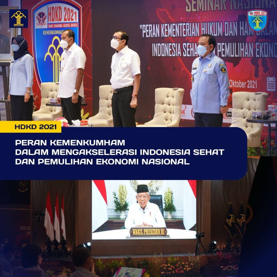 PERAN KUMENKUMHAM DALAM MENGAKSELERASI INDONESIA SEHAT DAN PEMULIHAN EKONOMI NASIONAL